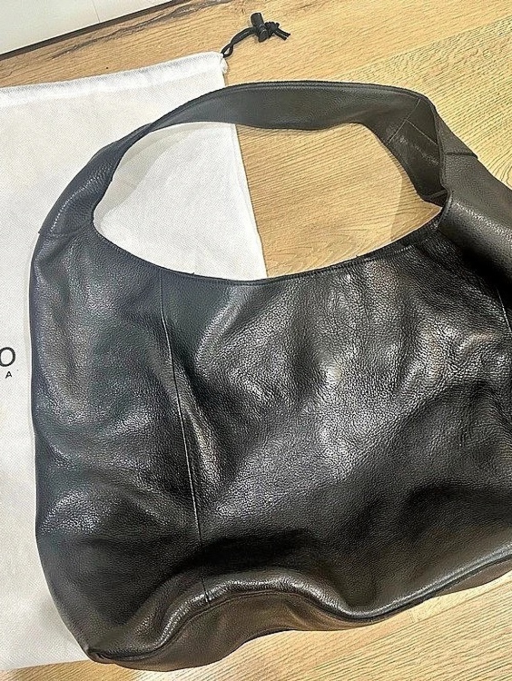 Latico Lindsey Leather Tote Bag Black Leather Tote NWT